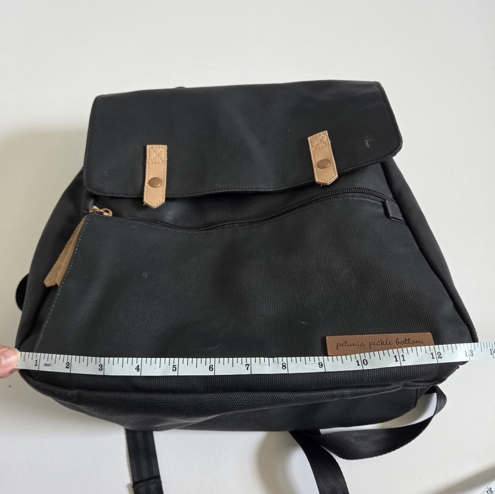 Petunia Pickle Bottom Meta Diaper Backpack in Black Matte Canvas - Picture 11 of 12